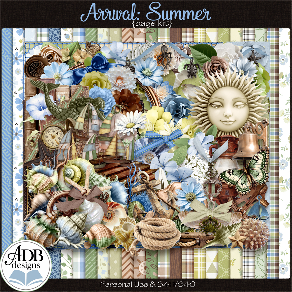 Arrival Summer Page Kit by ADB Designs