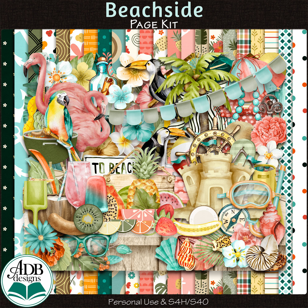 Beachside Mega Page Kit by ADB Designs