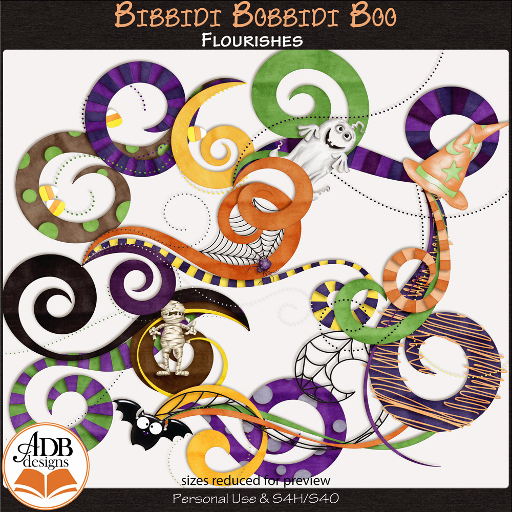 Bibbidi Bobbidi Boo Flourishes by ADB Designs