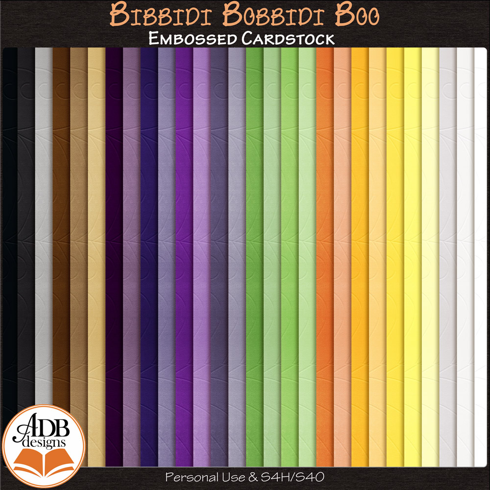 Bibbidi Bobbidi Boo Solid Papers by ADB Designs