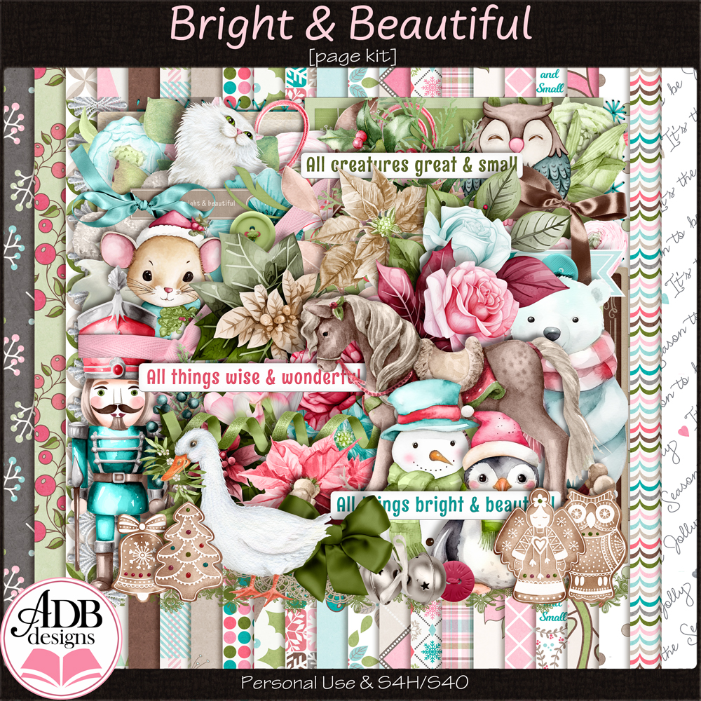 Bright & Beautiful Page Kit by ADB Designs