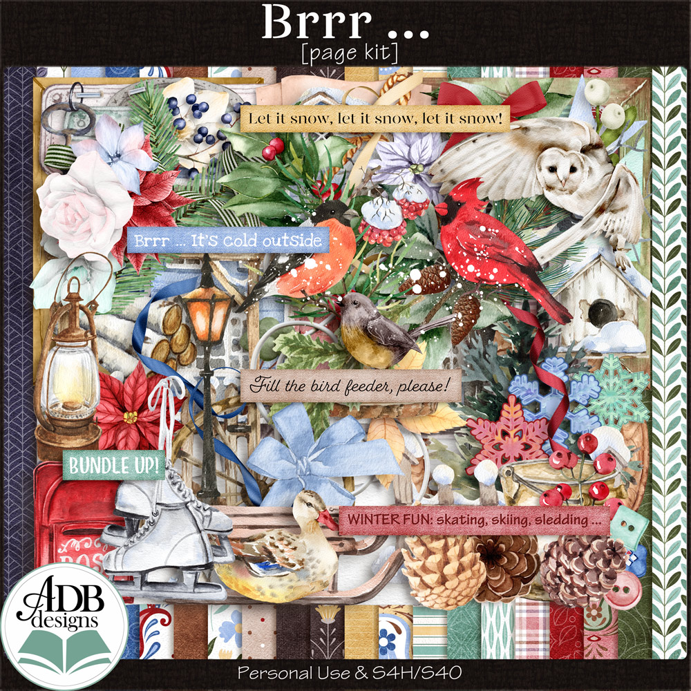 Brrr Page Kit by ADB Designs