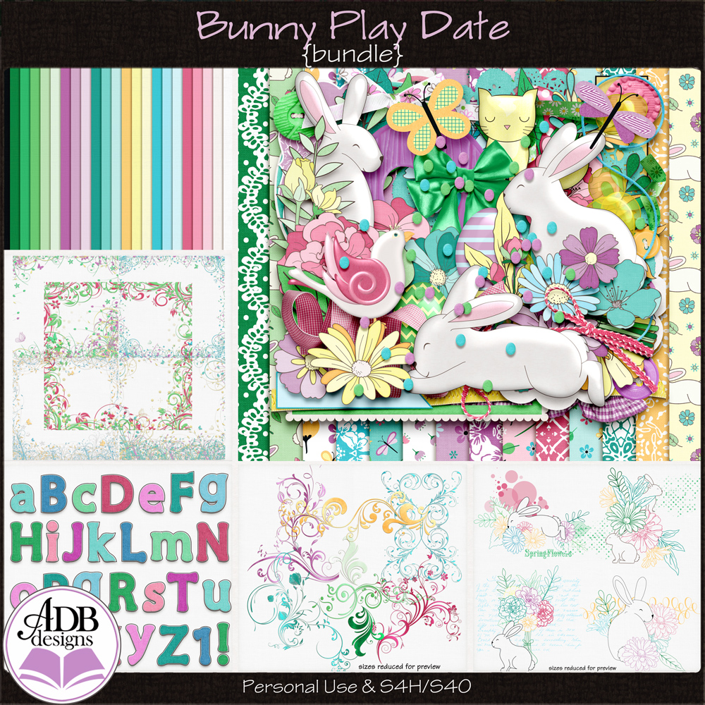 Bunny Play Date Bundle by ADB Designs