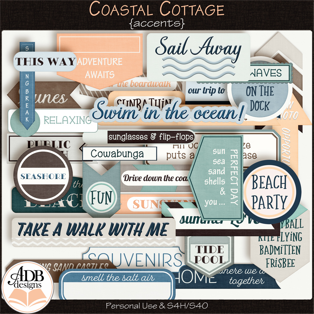 Coastal Cottage Accents by ADB Designs