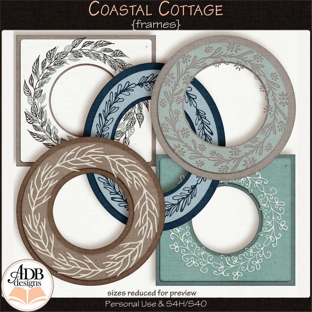 Coastal Cottage Frames by ADB Designs