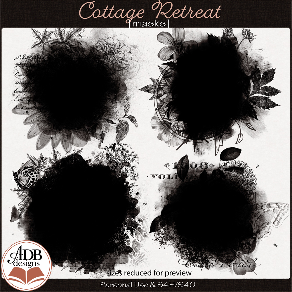 Cottage Retreat Masks by ADB Designs