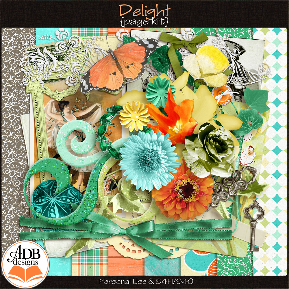 Delight Page Kit by ADB Designs