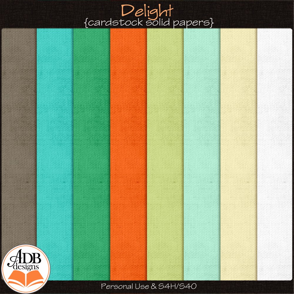 Delight Cardstock Solids by ADB Designs