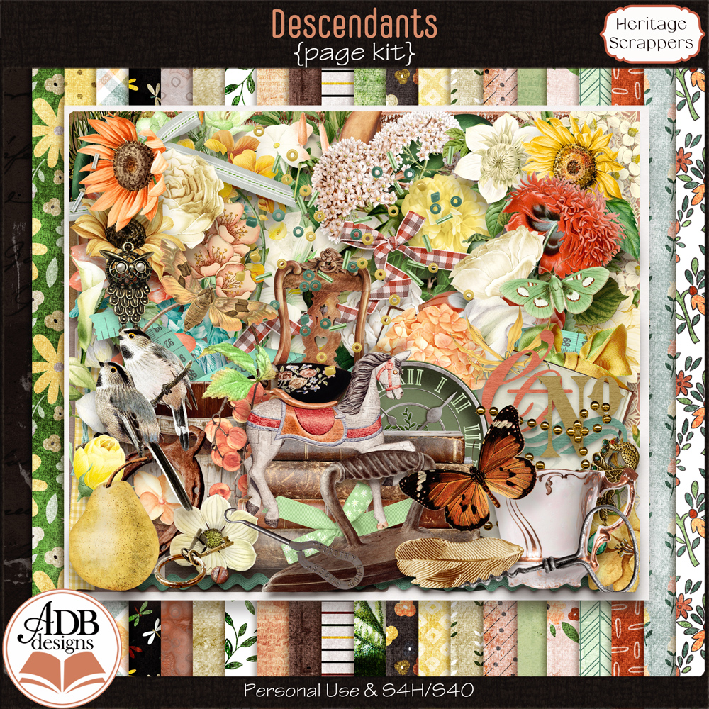 Descendants Mega Page Kit by ADB Designs