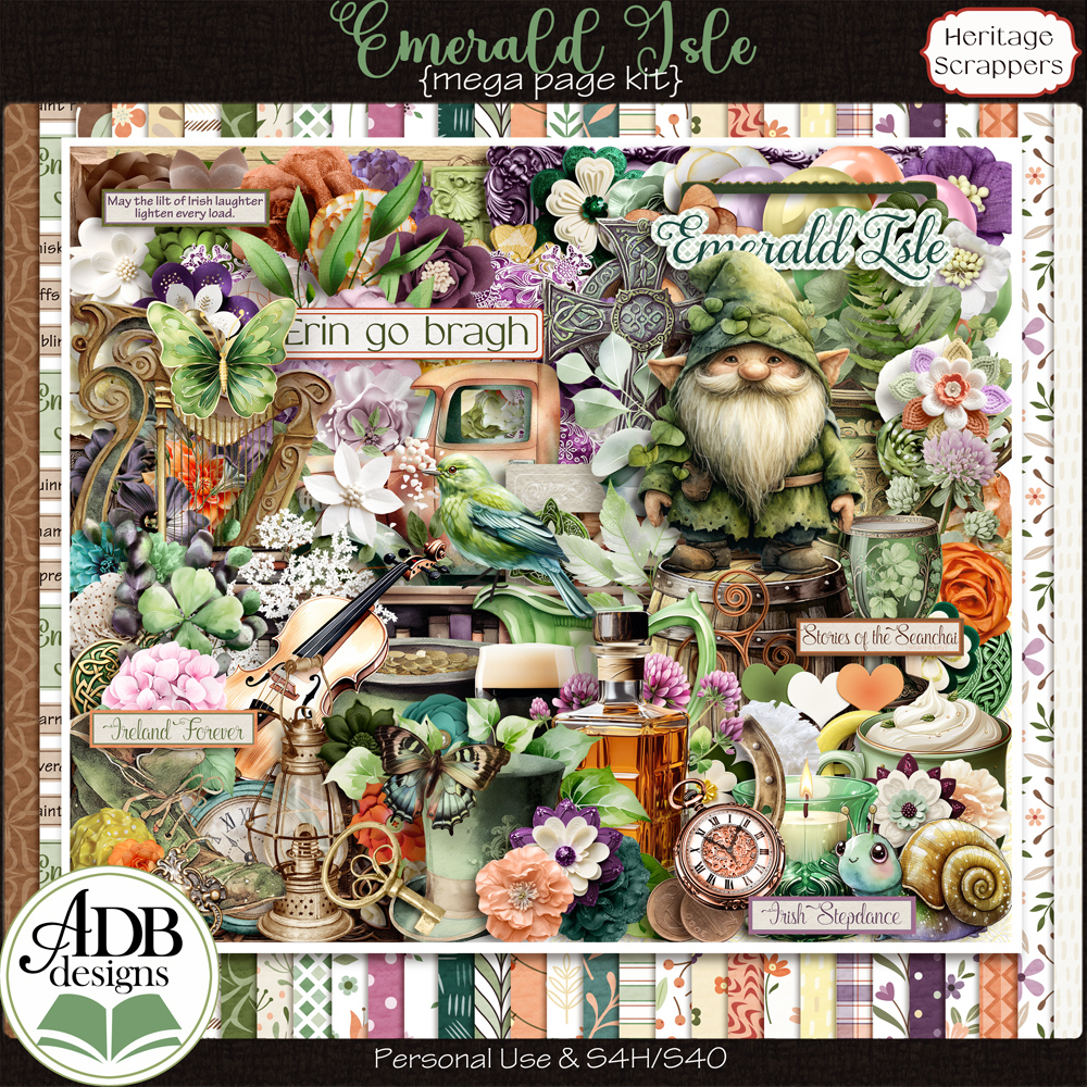 Emerald Isle Page Kit by ADB Designs