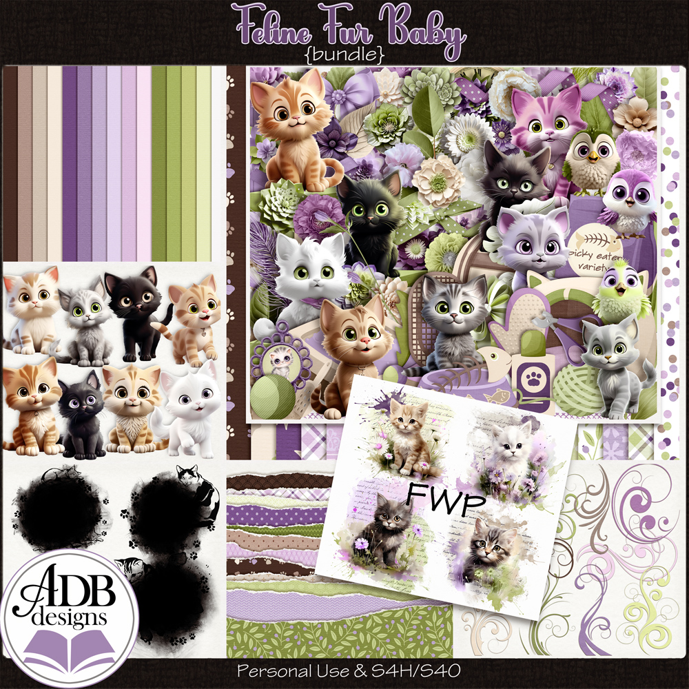 Feline Fur Baby Bundle by ADB Designs