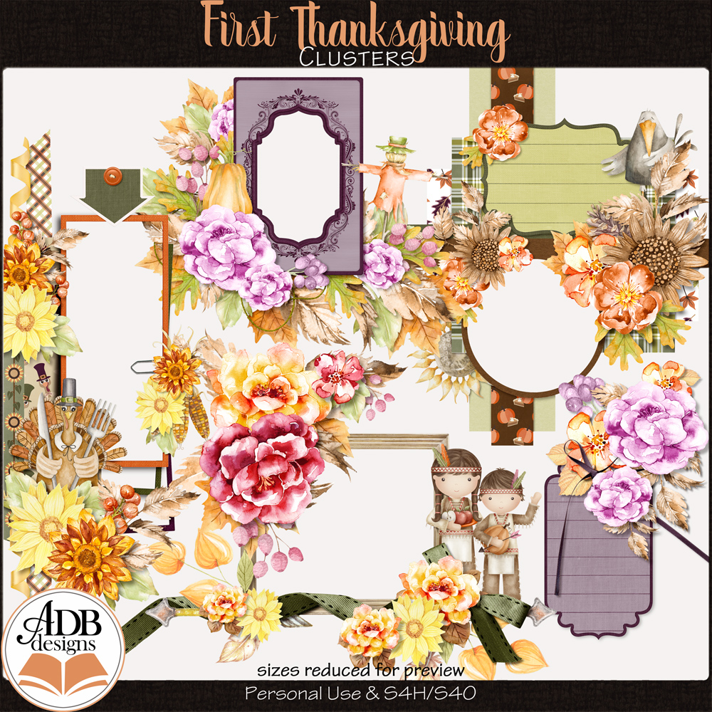 First Thanksgiving Clusters by ADB Designs