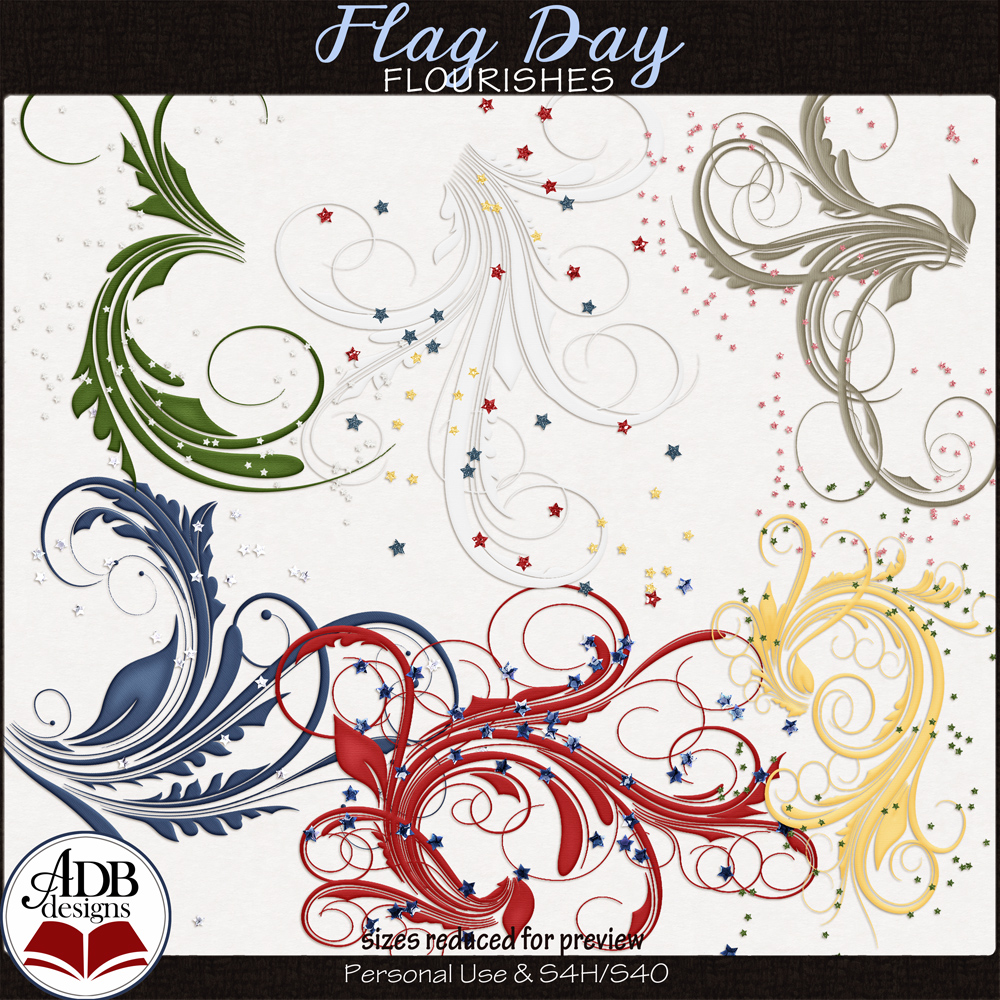 Flag Day Flourishes by ADB Designs