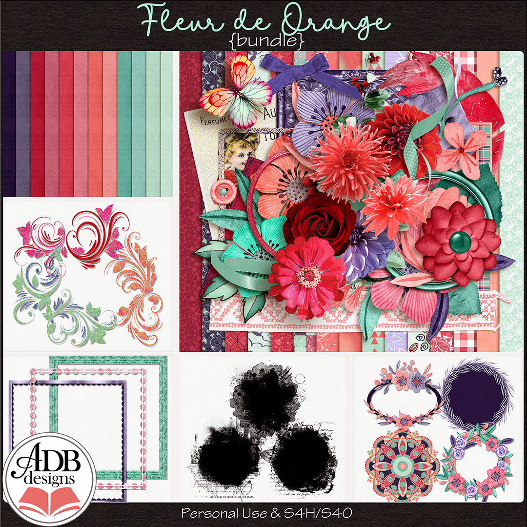 Fleur de Orange Bundle by ADB Designs