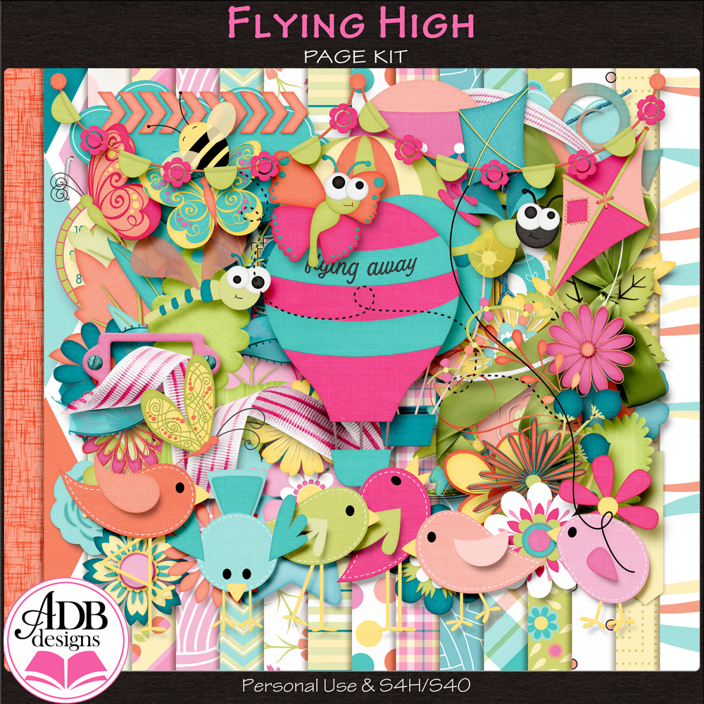 Flying High Page Kit by ADB Designs