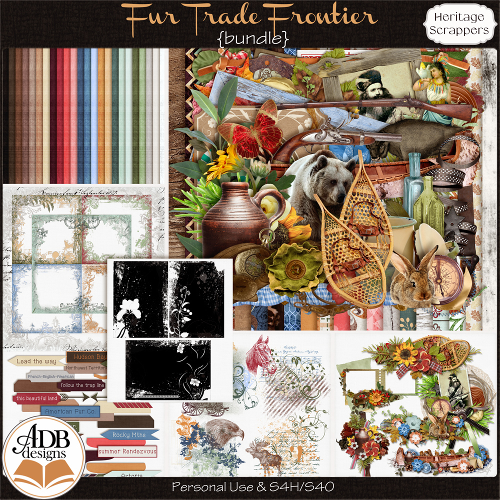 Fur Trade Frontier Bundle by ADB Designs