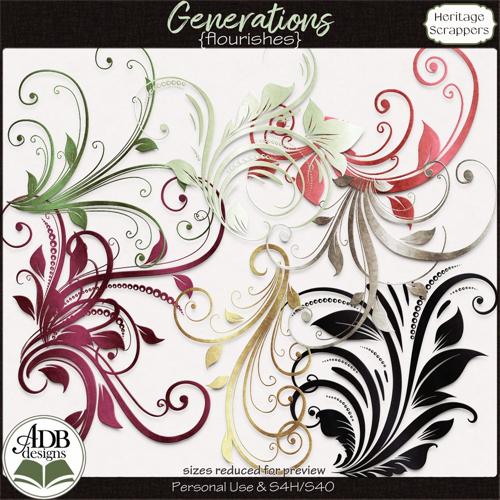 Generations Flourishes by ADB Designs