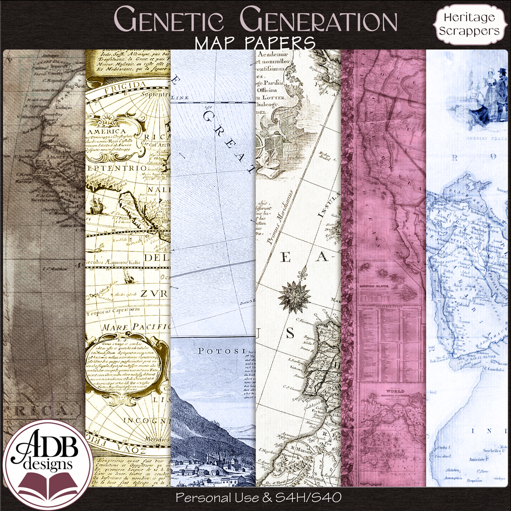 Genetic Generation Maps Papers by ADB Designs