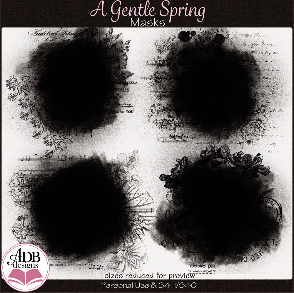 A Gentle Spring Masks by ADB Designs