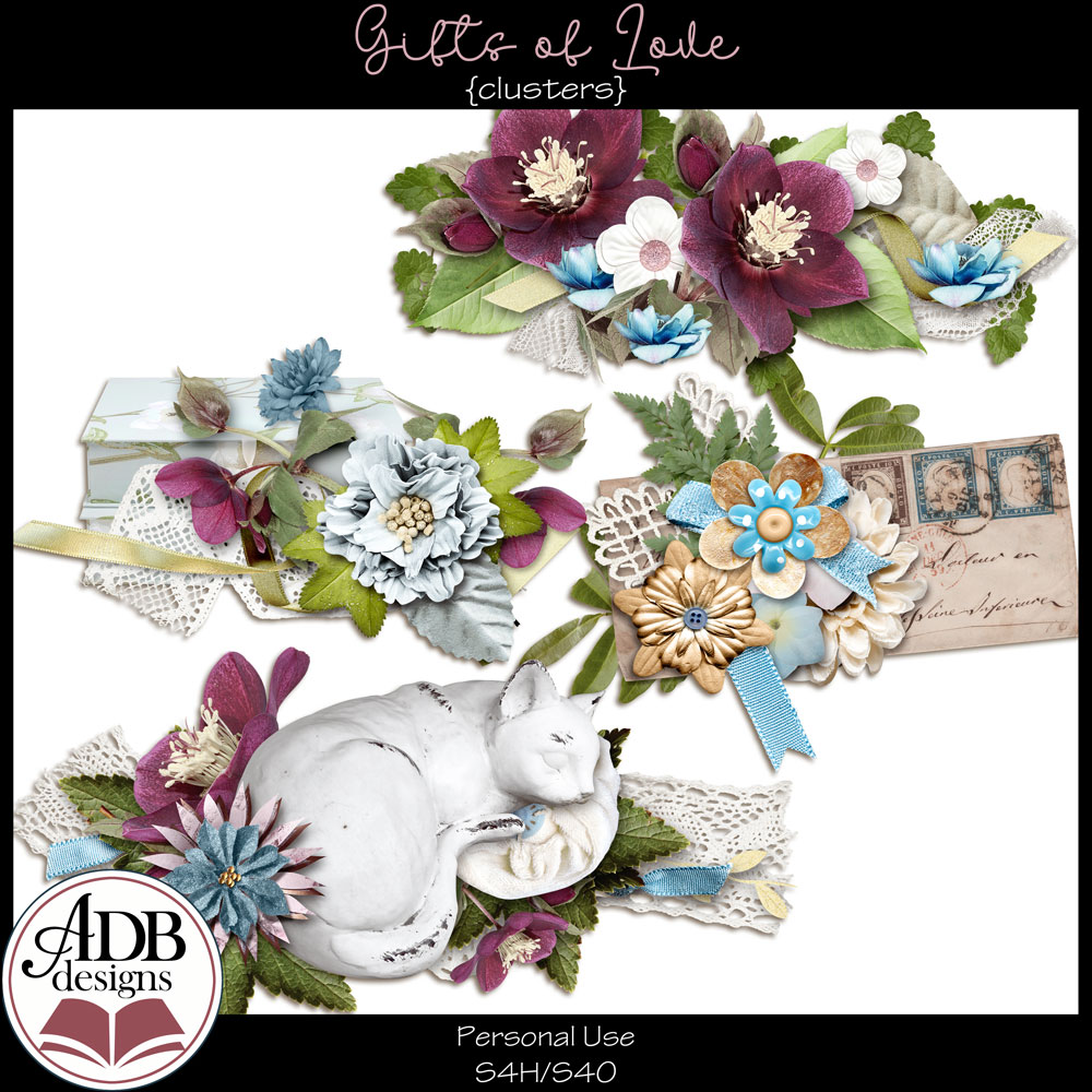 Gifts of Love Clusters by ADB Designs