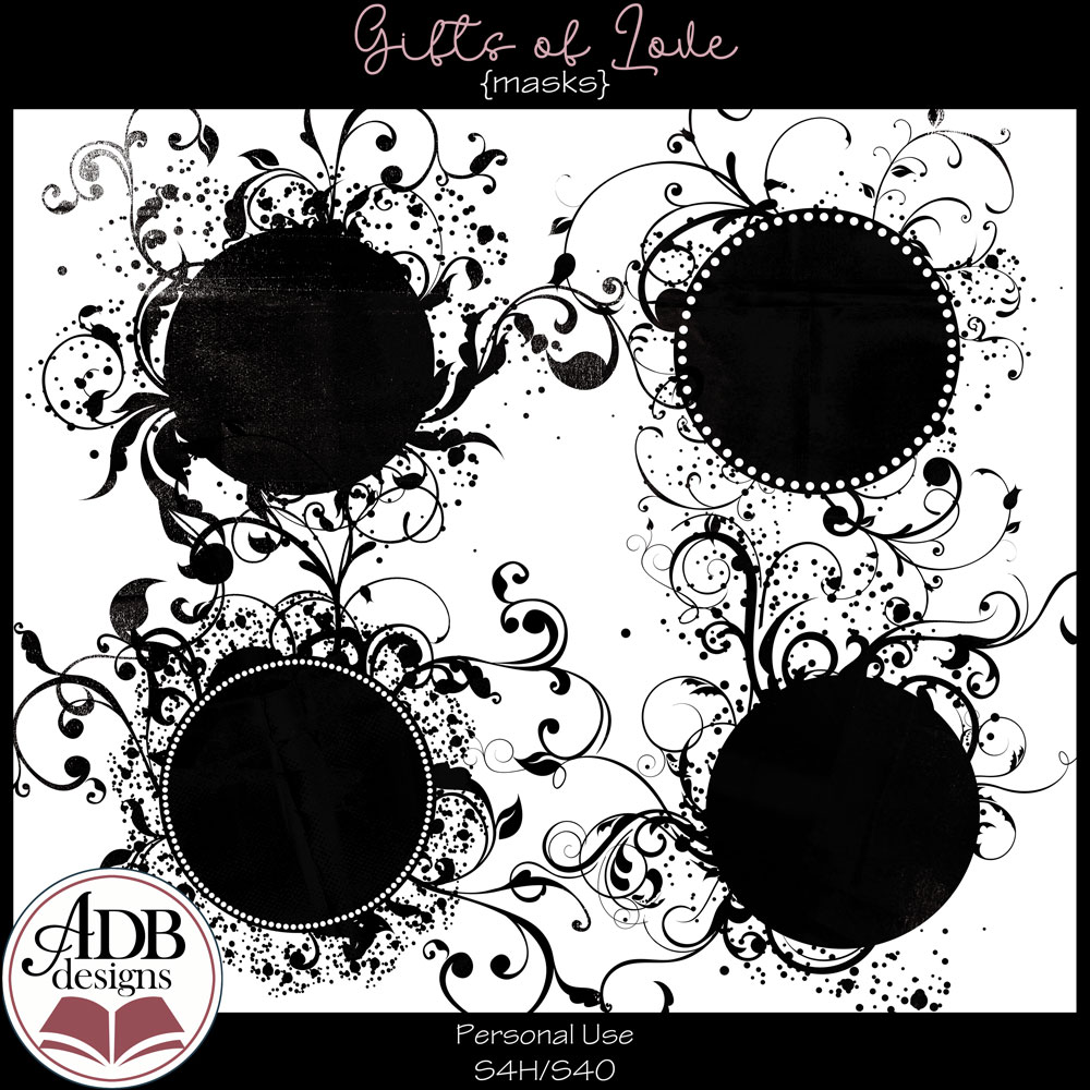 Gifts of Love Masks by ADB Designs