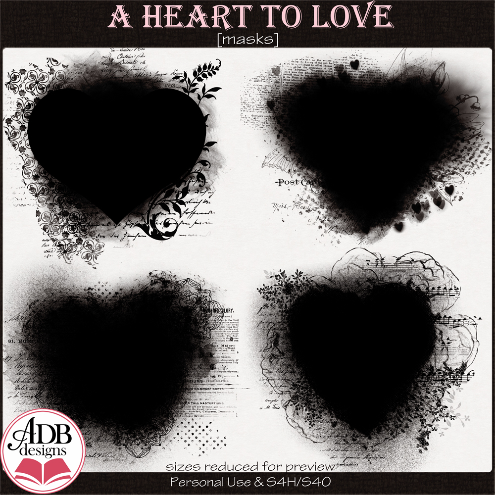 A Heart to Love Masks by ADB Designs