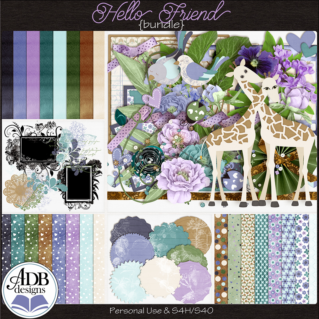 Hello Friend Bundle by ADB Designs