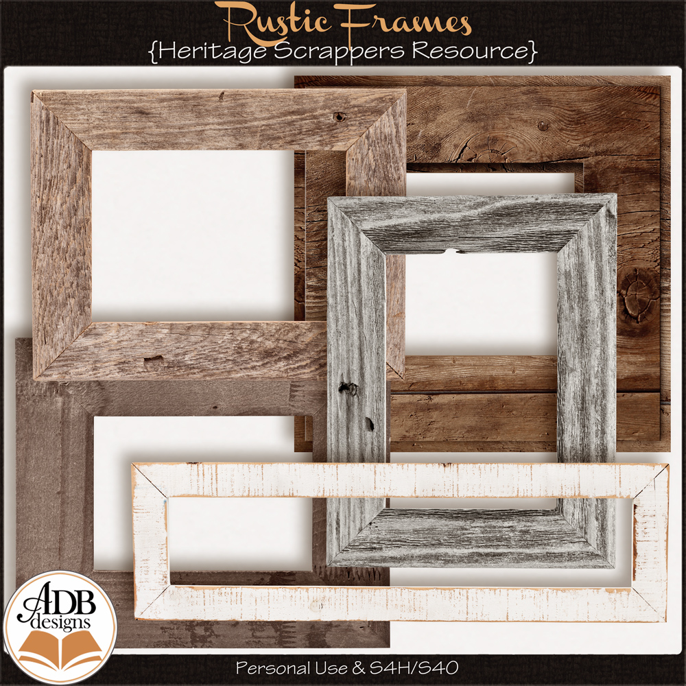 Heritage Resource Rustic Frames by ADB Designs