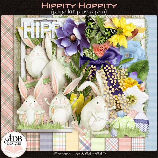 Hippity Hoppity Page Kit by ADB Designs