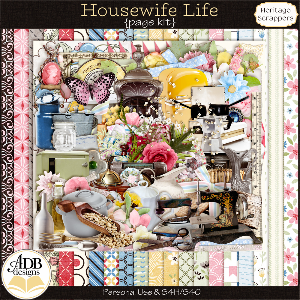 Housewife Life Page Kit by ADB Designs