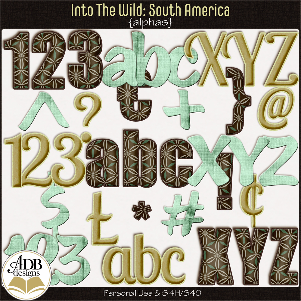 Into The Wild South America Alphas by ADB Designs