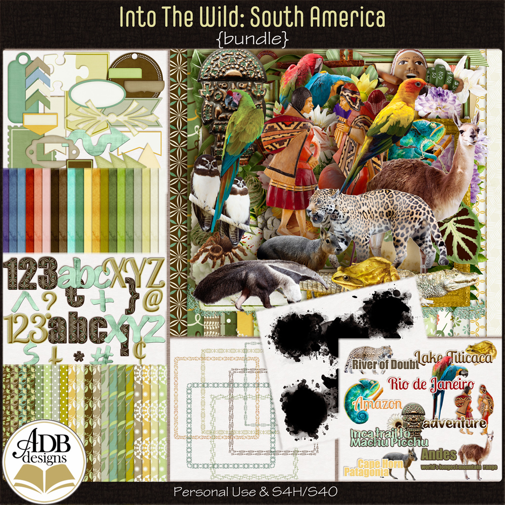 Into The Wild South America Bundle by ADB Designs