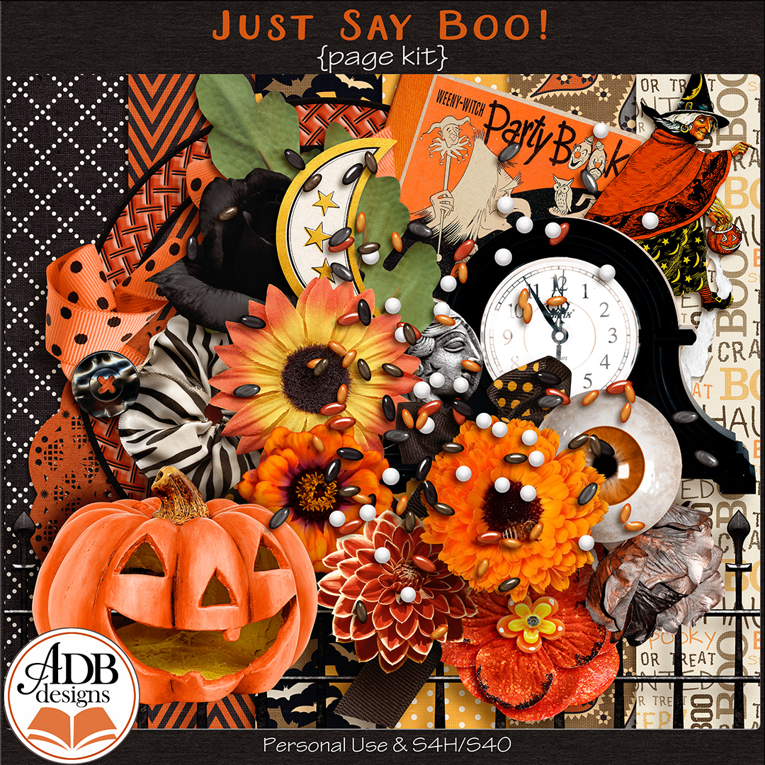 Just Say Boo! Petite Kit by ADB Designs