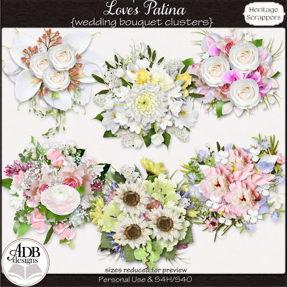 Love's Patina Clusters by ADB Designs