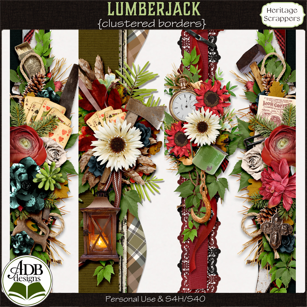 Lumberjack Borders by ADB Designs