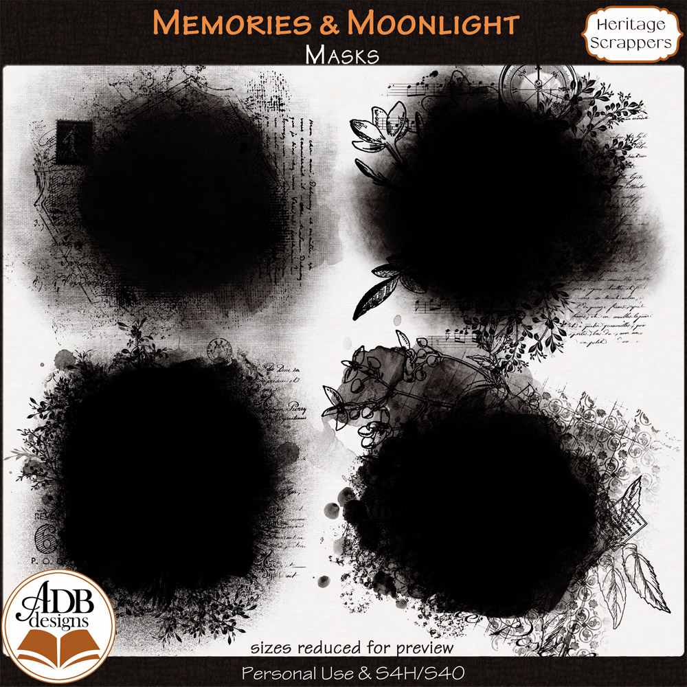 Memories & Moonlight Masks by ADB Designs