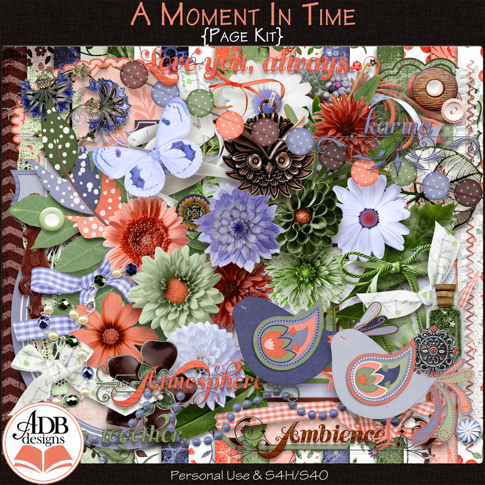 A Moment In Time Page Kit by ADB Designs