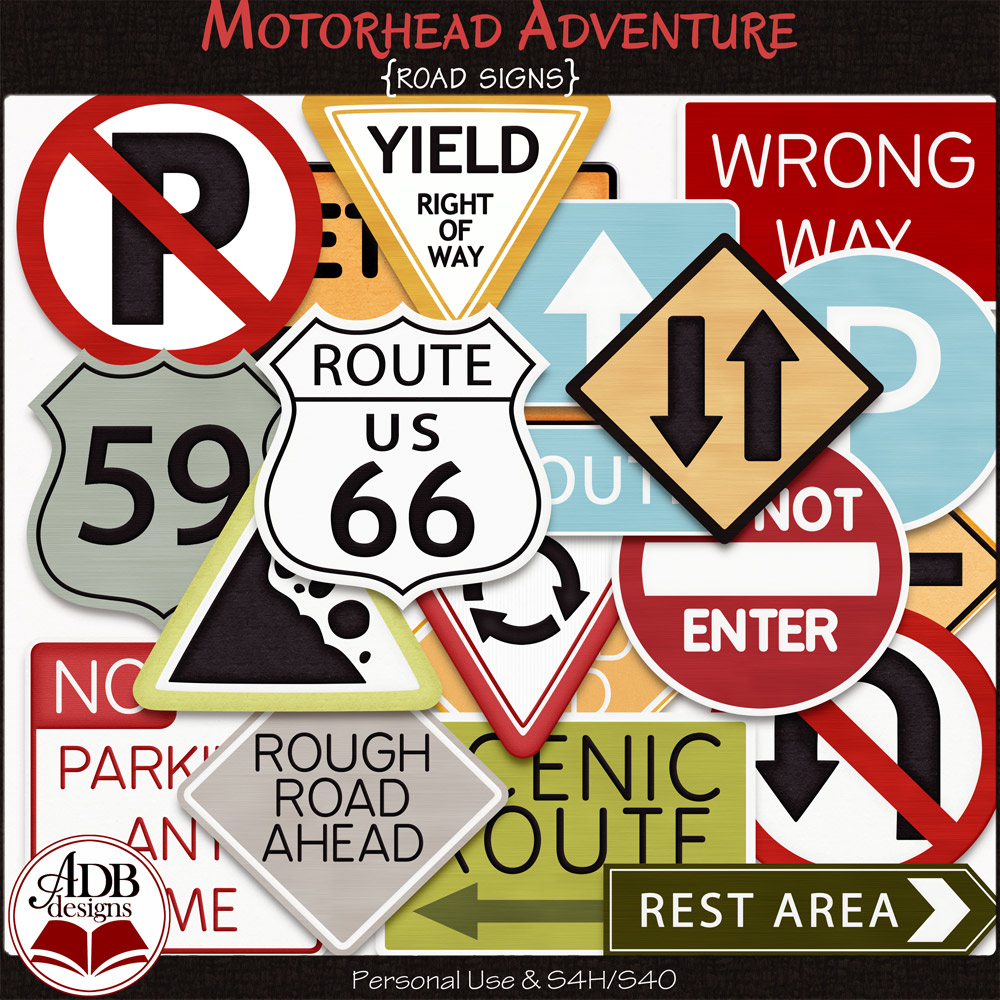 A Motorhead Adventure Road Signs by ADB Designs