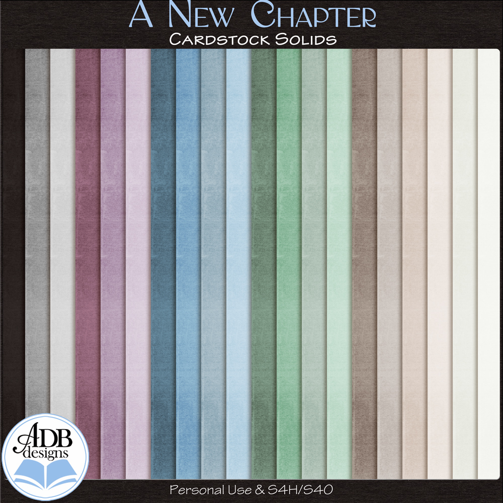 A New Chapter Solid Papers by ADB Designs