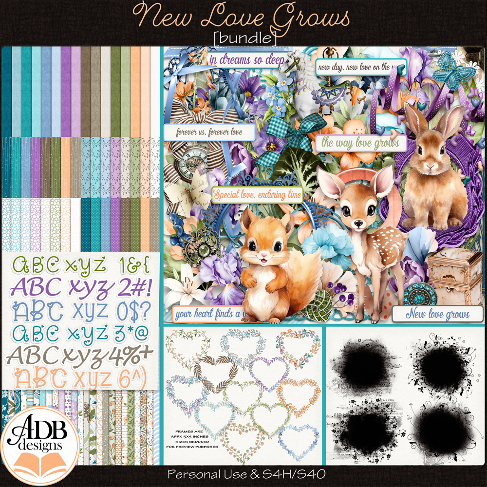 New Love Grows Bundle by ADB Designs