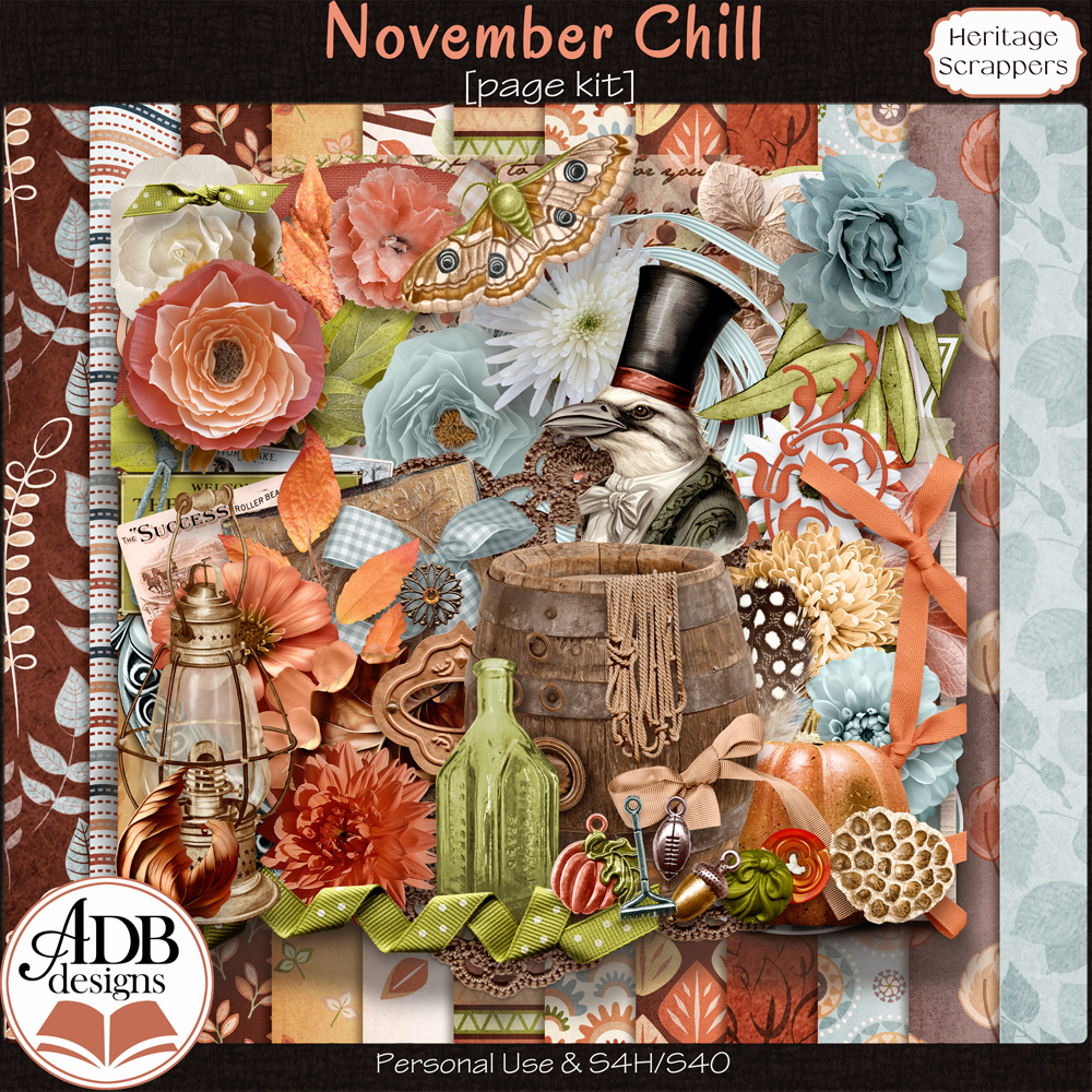 November Chill Page Kit by ADB Designs