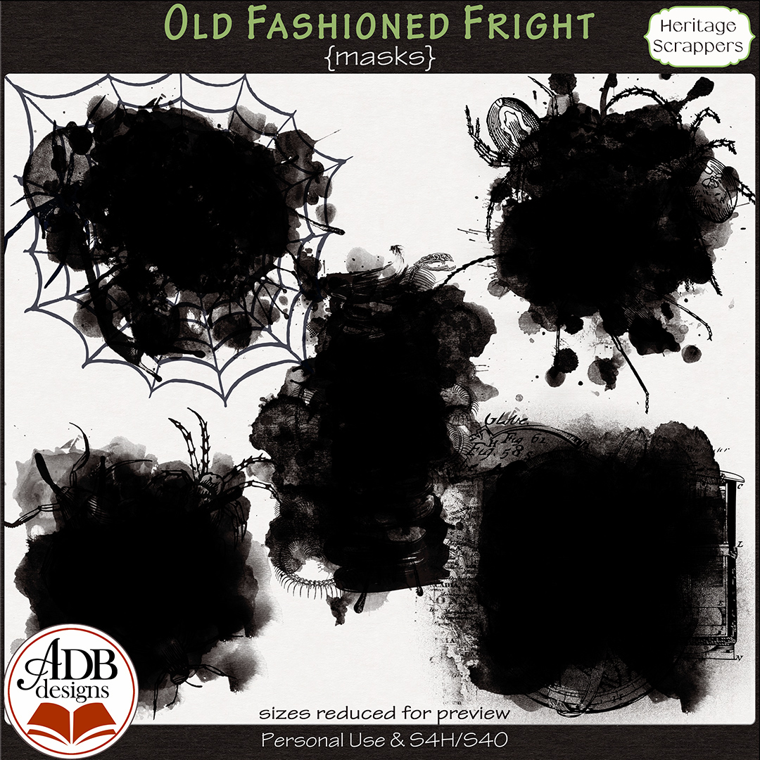 Old Fashioned Fright Heritage Masks by ADB Designs