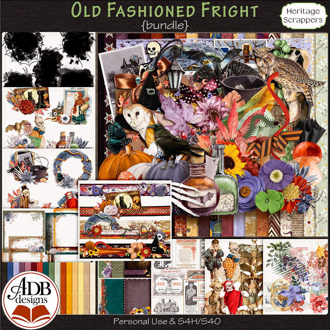 Old Fashioned Fright Heritage Bundle by ADB Designs