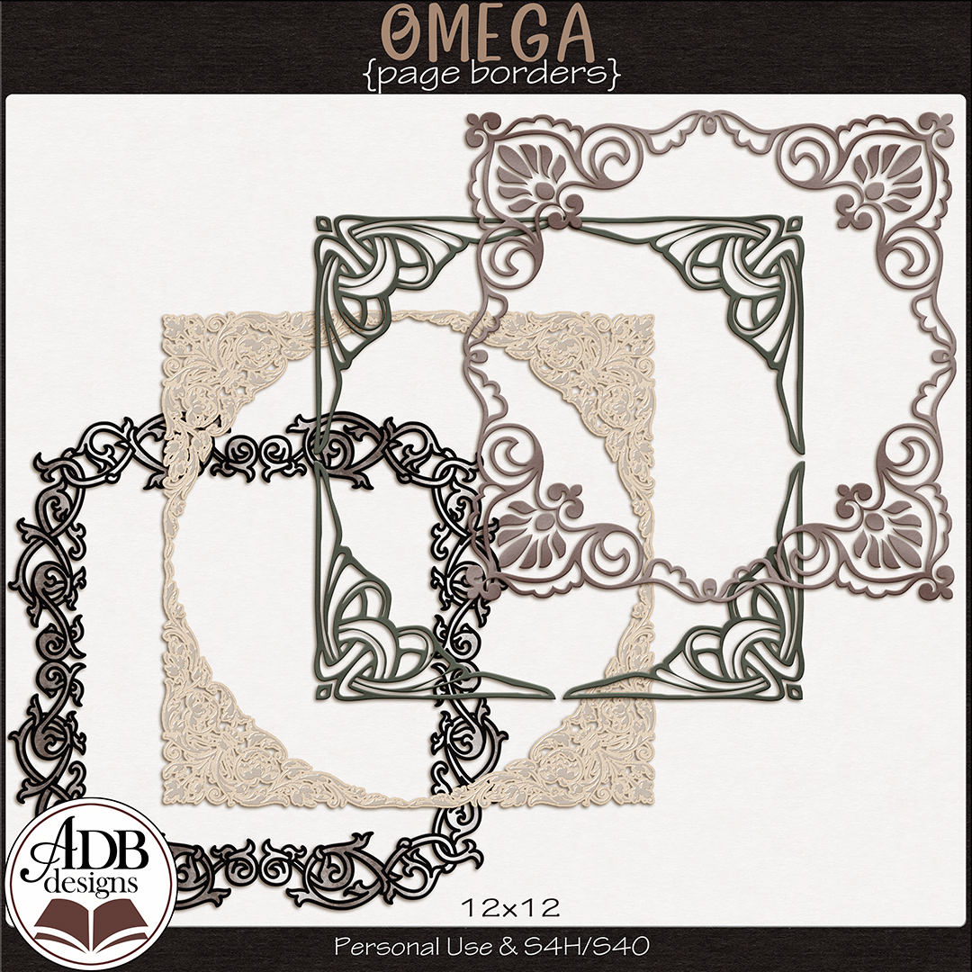 Omega Page Borders by ADB Designs