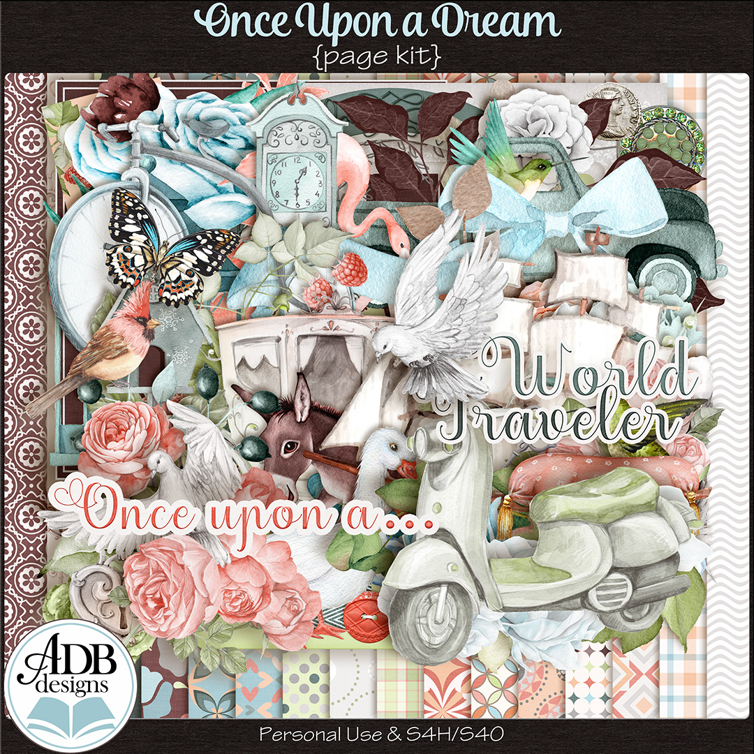 Once Upon A Dream Page Kit by ADB Designs