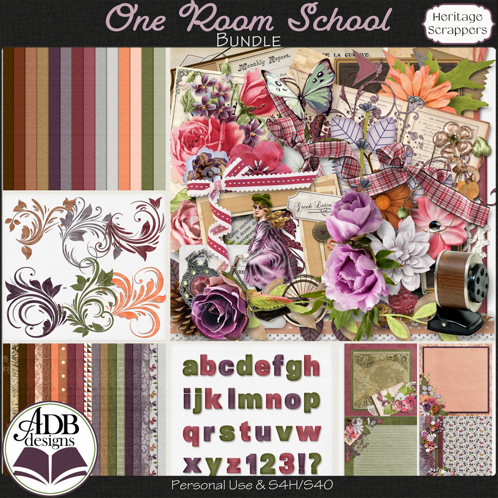 One Room School Bundle by ADB Designs