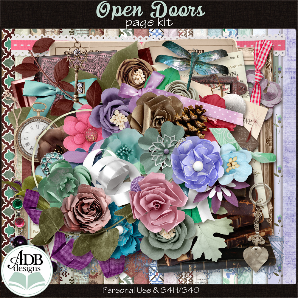 Open Doors Page Kit by ADB Designs