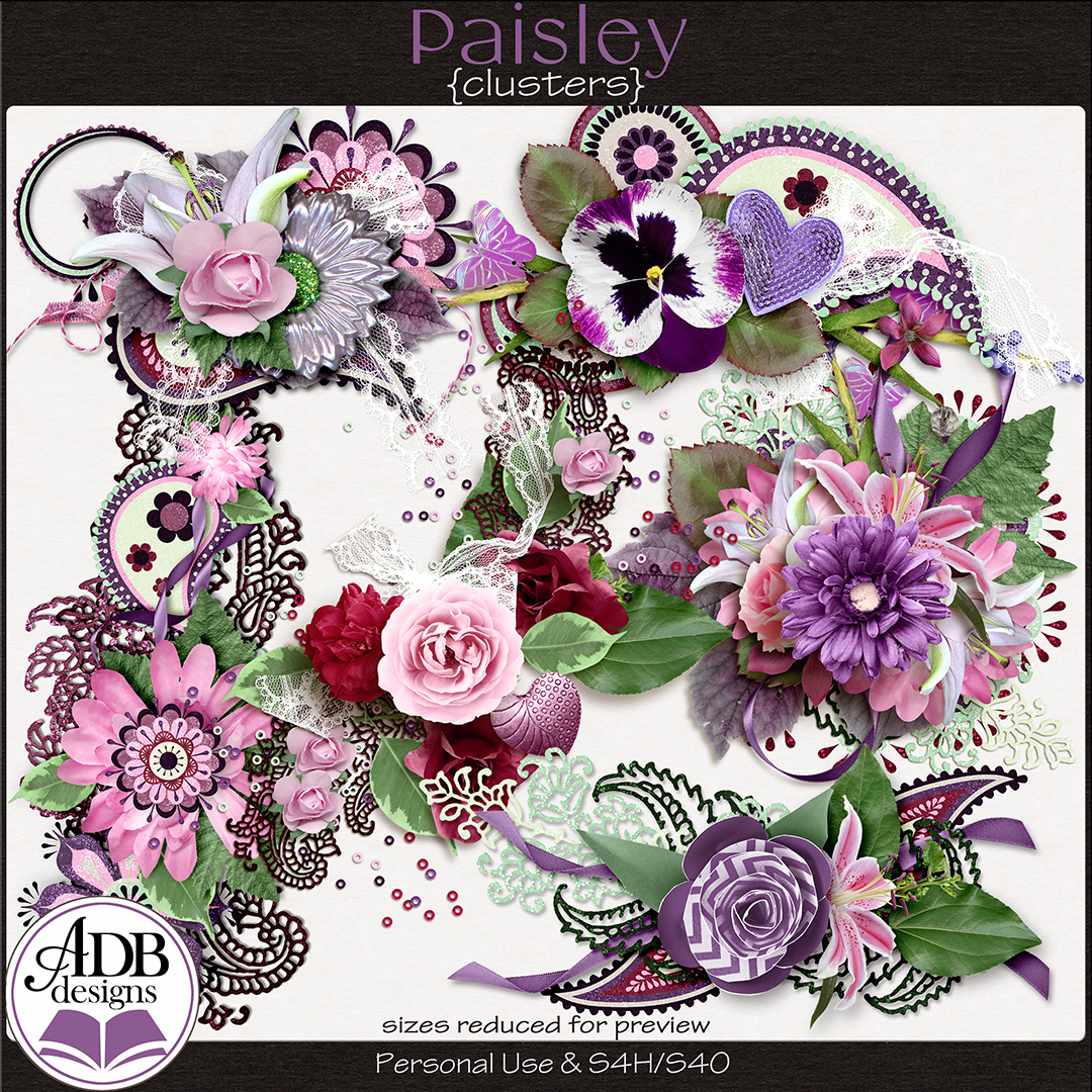 Paisley Clusters by ADB Designs