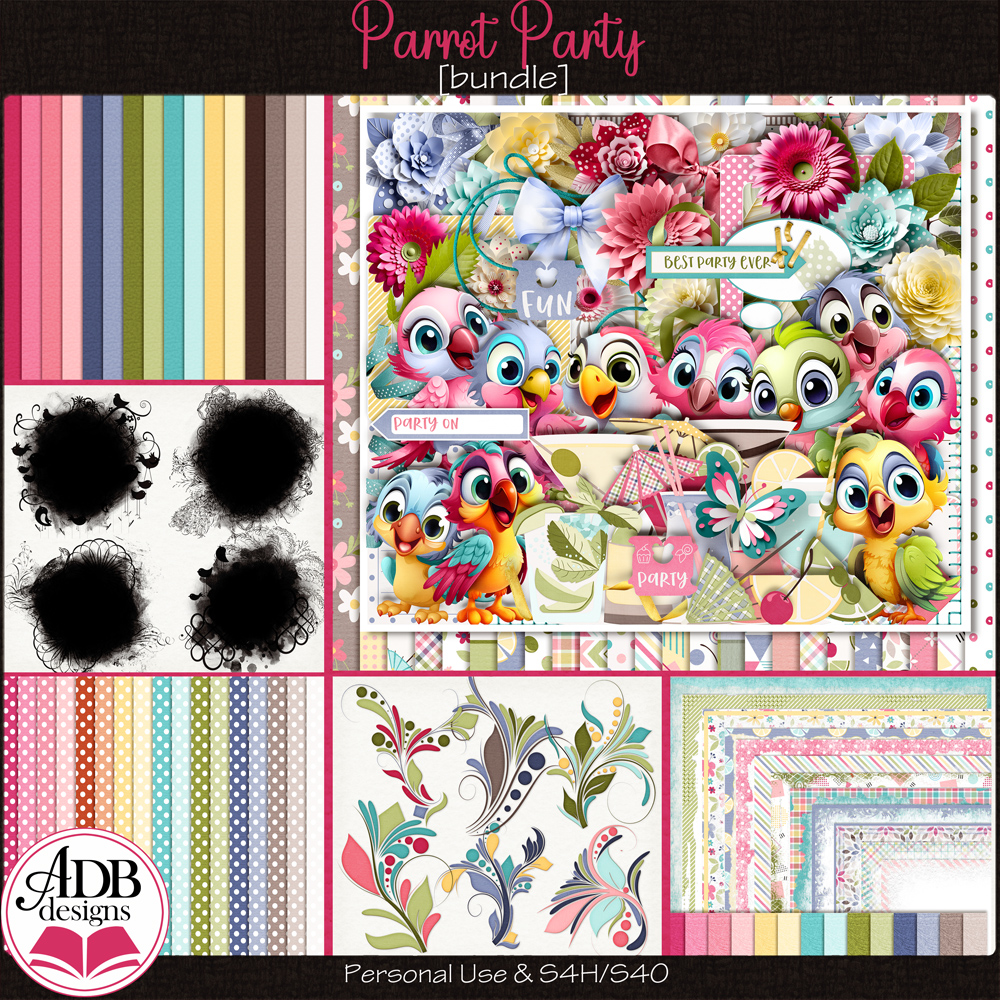 Parrot Party Bundle by ADB Designs