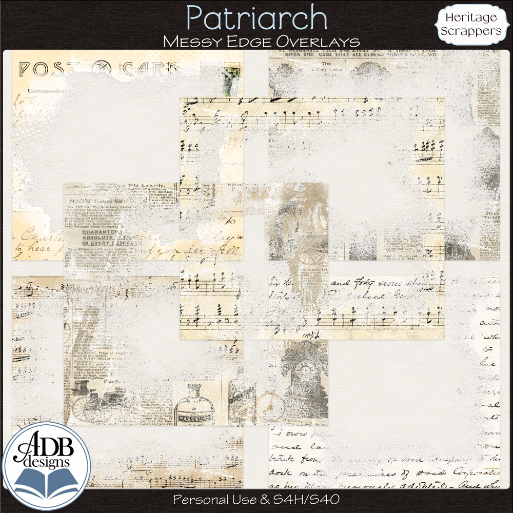 Patriarch Messy Edge Overlays by ADB Designs